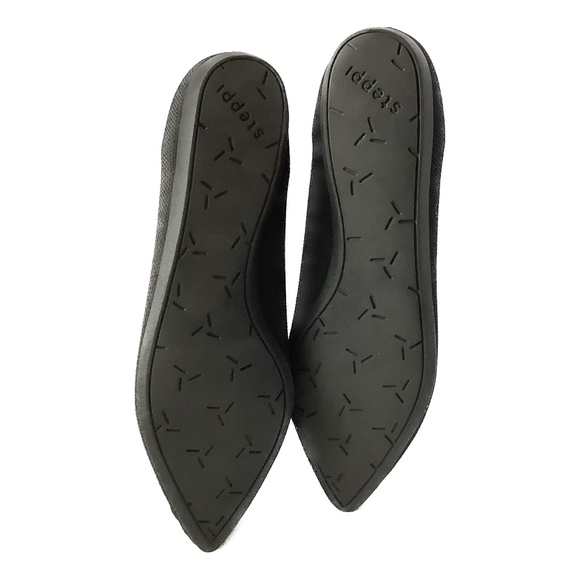 steppi rothys like recycled knit machine washable black flat size 5.5 NWOT - Picture 3 of 4